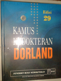 Kamus Kedokteran Dorlan Edisi 29